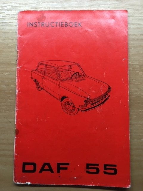 DAF 55 Instructieboek -Origineel Gebruikershandleiding 1971, Ophalen of Verzenden
