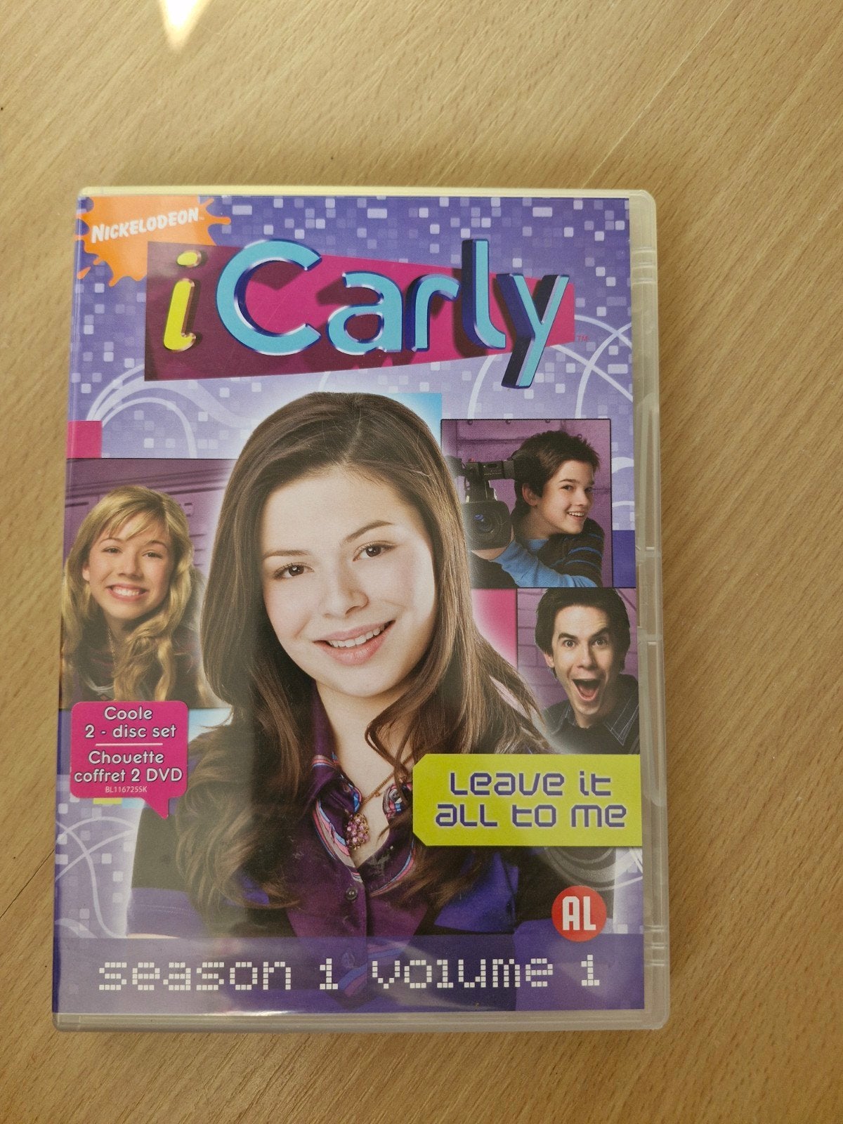 iCarly Seizoen 1 Volume 1 DVD - Nickelodeon 2-disc set, Engels, Alle leeftijden, Nederlands, Tv-serie