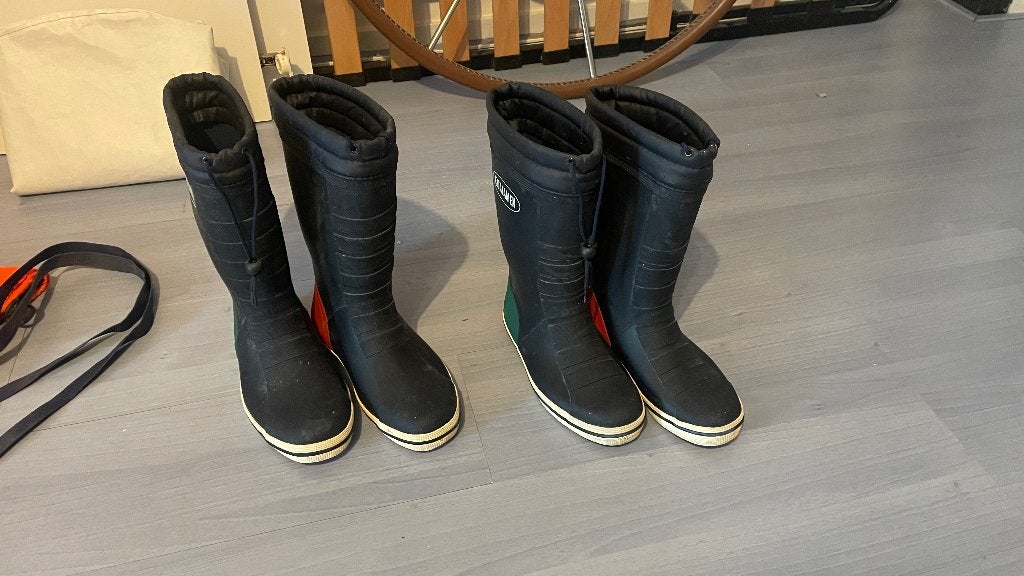 Talamex bootlaarzen, Watersport en Boten, Watersportkleding, Ophalen, Zo goed als nieuw, Dame of Heer, Bootschoenen