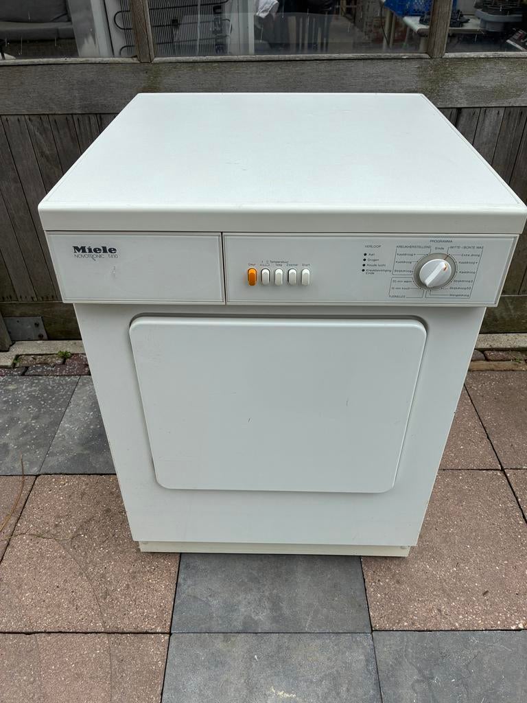 Miele Novotronic T410 wasdroger - Goed werkend, Ophalen, 6 tot 8 kg, Gebruikt, Minder dan 85 cm