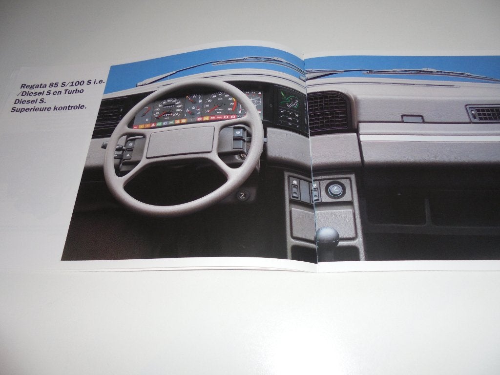 brochure Fiat Regata  1987, Ophalen of Verzenden, Nieuw, Overige merken