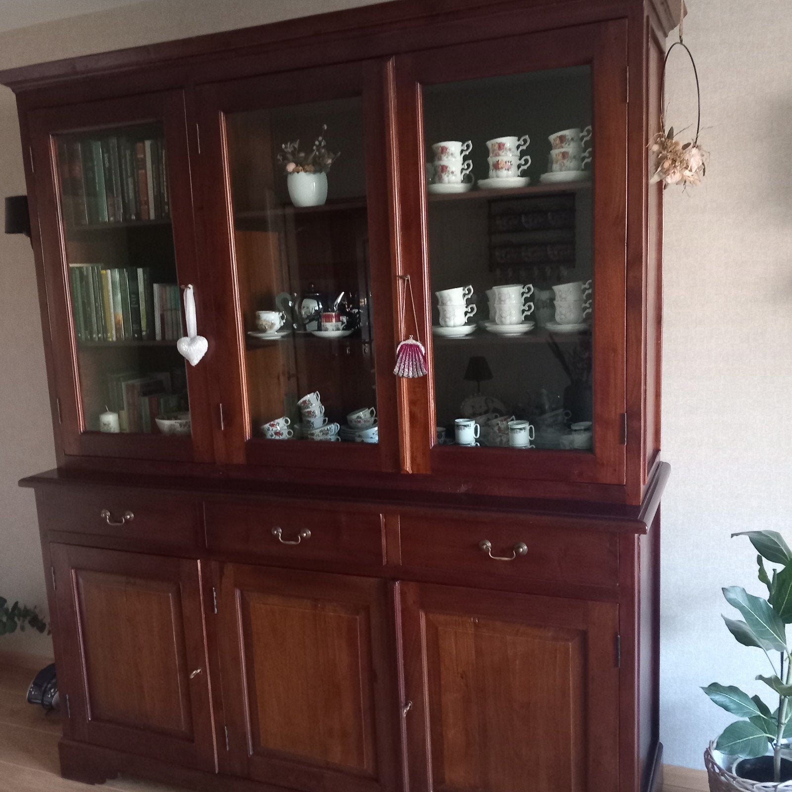 eiken kast, Huis en Inrichting, Kasten | Buffetkasten, Ophalen, 200 cm of meer, 150 tot 200 cm, Zo goed als nieuw