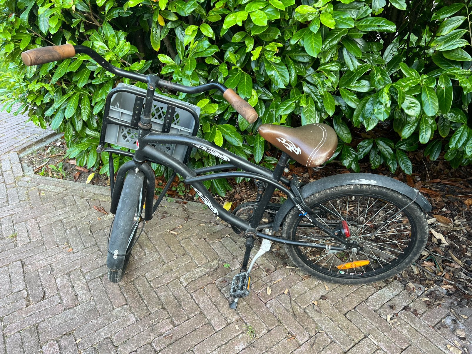 Stoere 20 inch jonngensfiets, Ophalen, Gebruikt, Terugtraprem, 20 inch