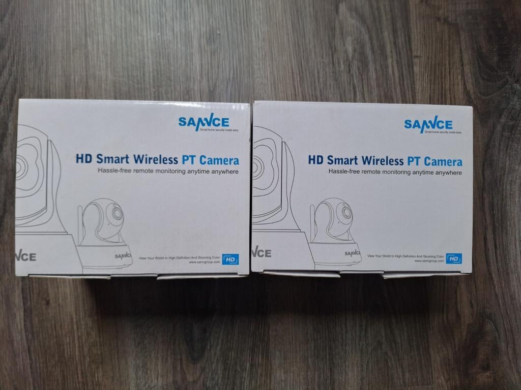 2x HD Smart PT Camera - Beveiligingscamera, Ophalen of Verzenden, Zo goed als nieuw, Binnencamera