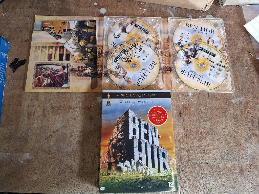 DVD collector's Edition Ben Hur 4 discs in mooie staat 1959, Cd's en Dvd's, Dvd's | Klassiekers, Alle leeftijden, Ophalen of Verzenden