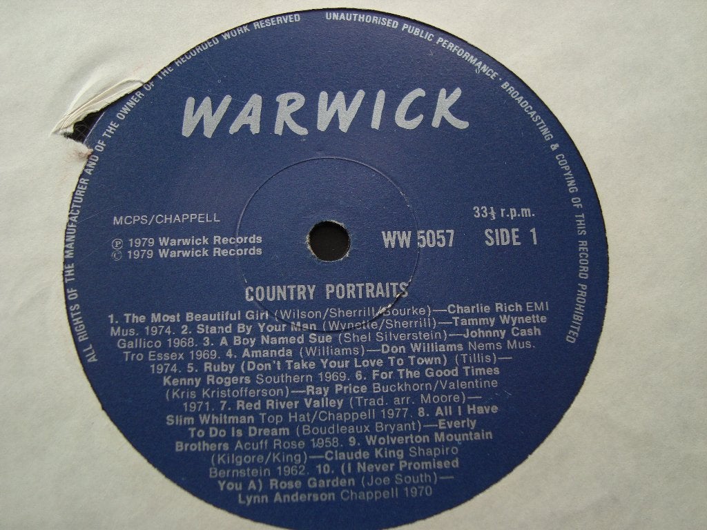 Country portrals, Ophalen of Verzenden, Zo goed als nieuw, 12 inch