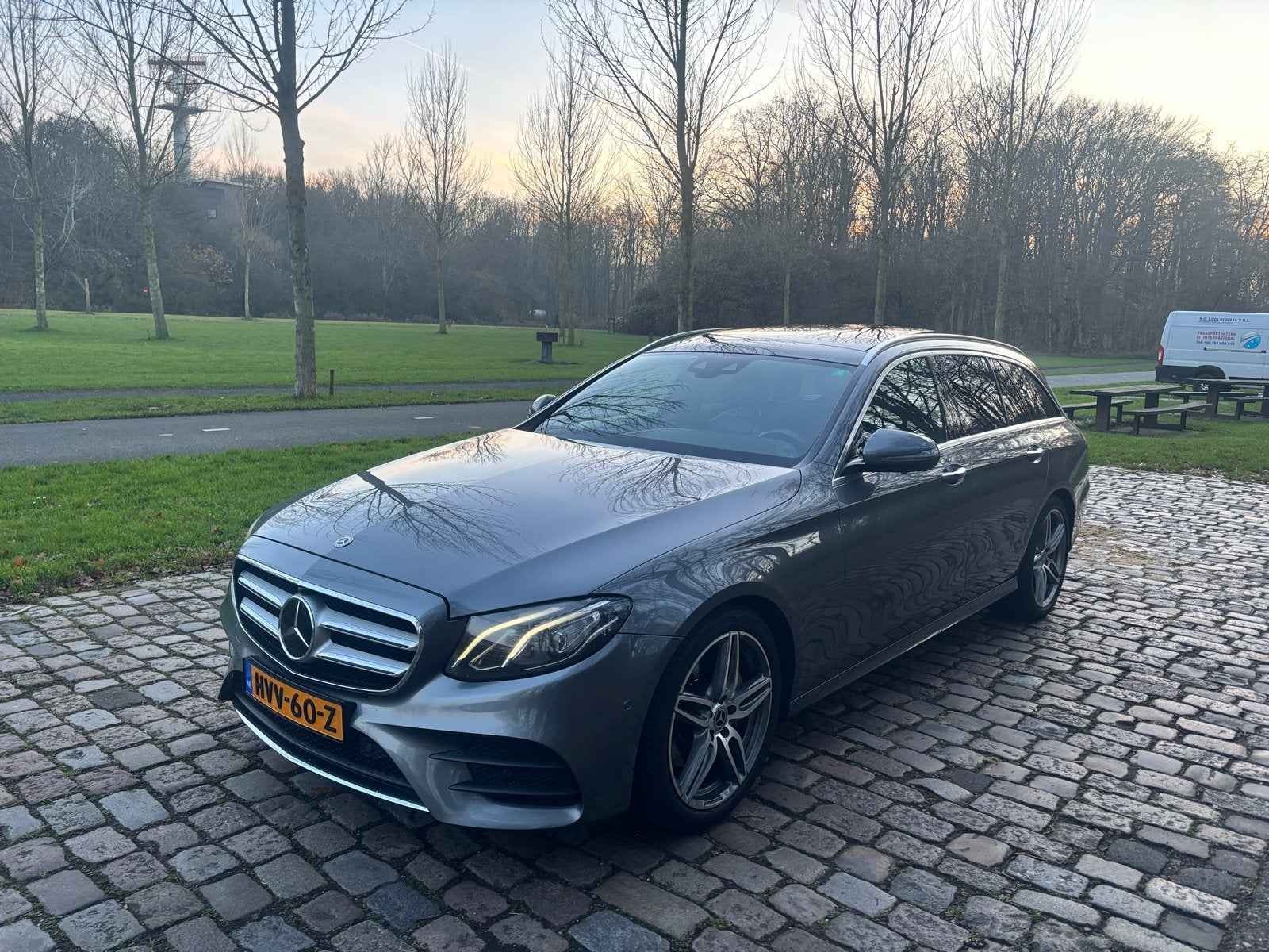 Mercedes-Benz E-Klasse E220d 2.0 AMG Line 9G-TR 2018, Auto's, Automaat, Achterwielaandrijving, 4 cilinders, Leder