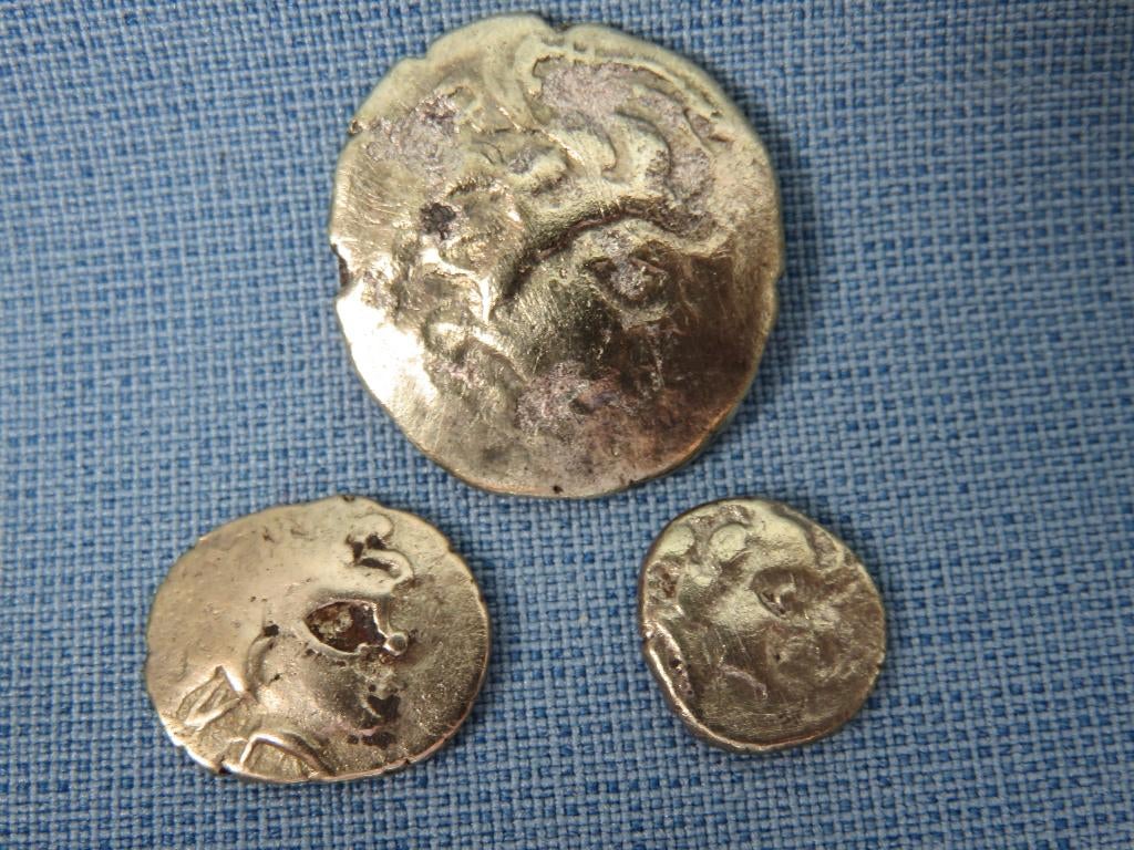 Set staters in goud – Namnetes – Frankrijk 1e eeuw B.C., Ophalen of Verzenden, Frankrijk, Setje, Goud