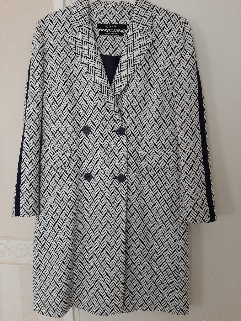 zomer mantel merk RESET maat 36, Kleding | Dames, Jassen | Zomer, RESET, Blauw, Ophalen of Verzenden, Zo goed als nieuw
