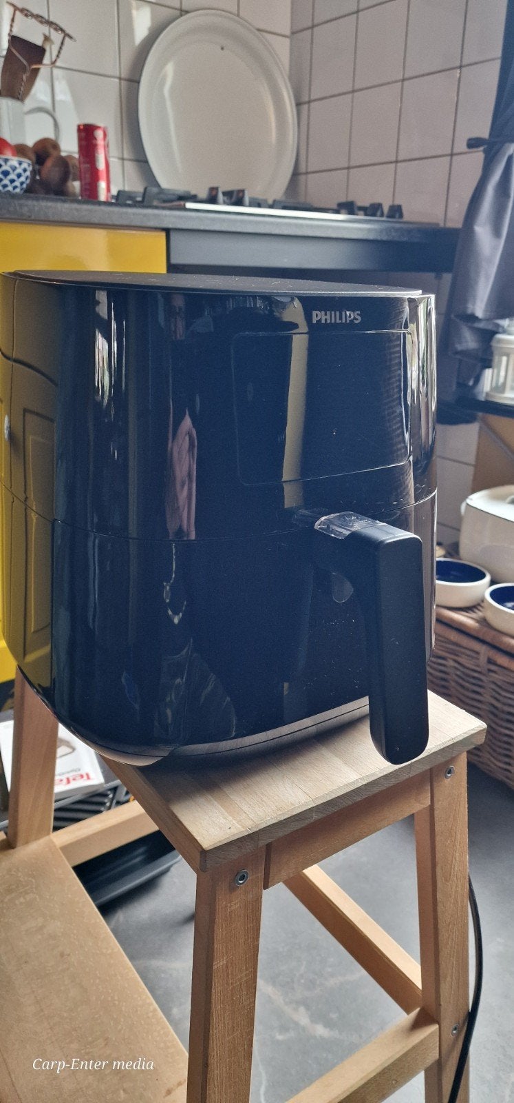 Philips HD9270/93 Essential Airfryer XL Zwart, Ophalen, Zo goed als nieuw, Airfryer XL