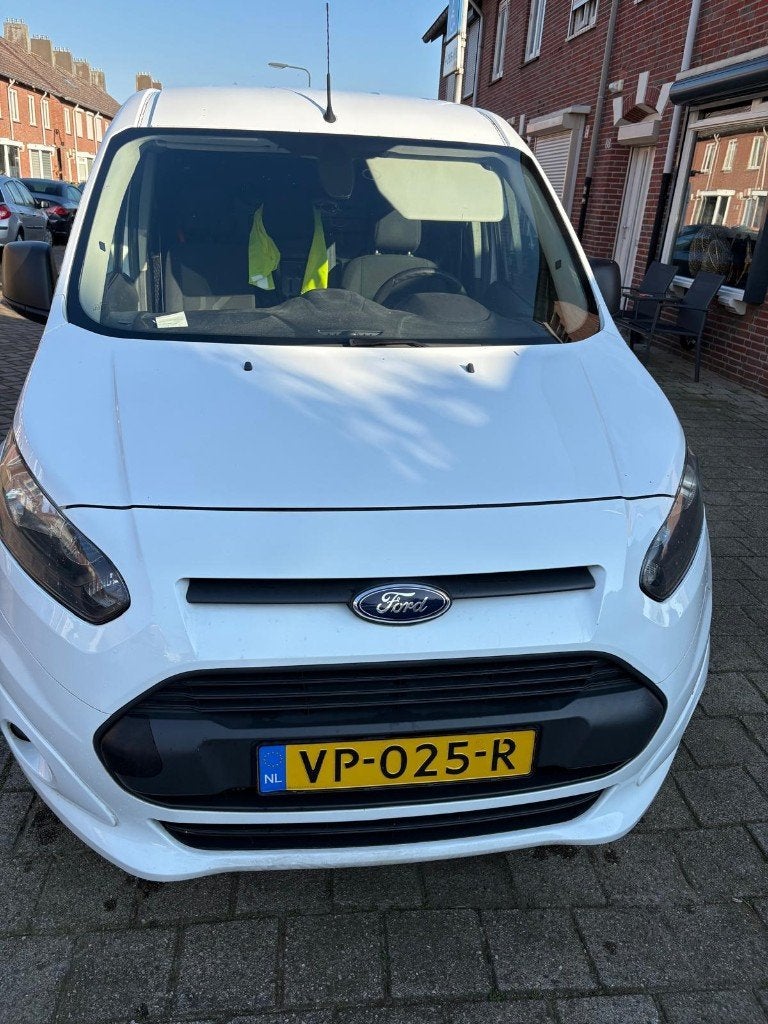 Ford Transit Connect 1.6 Tdci 55KW 2015, Auto's, Euro 5, Stof, 74 pk, Zwart