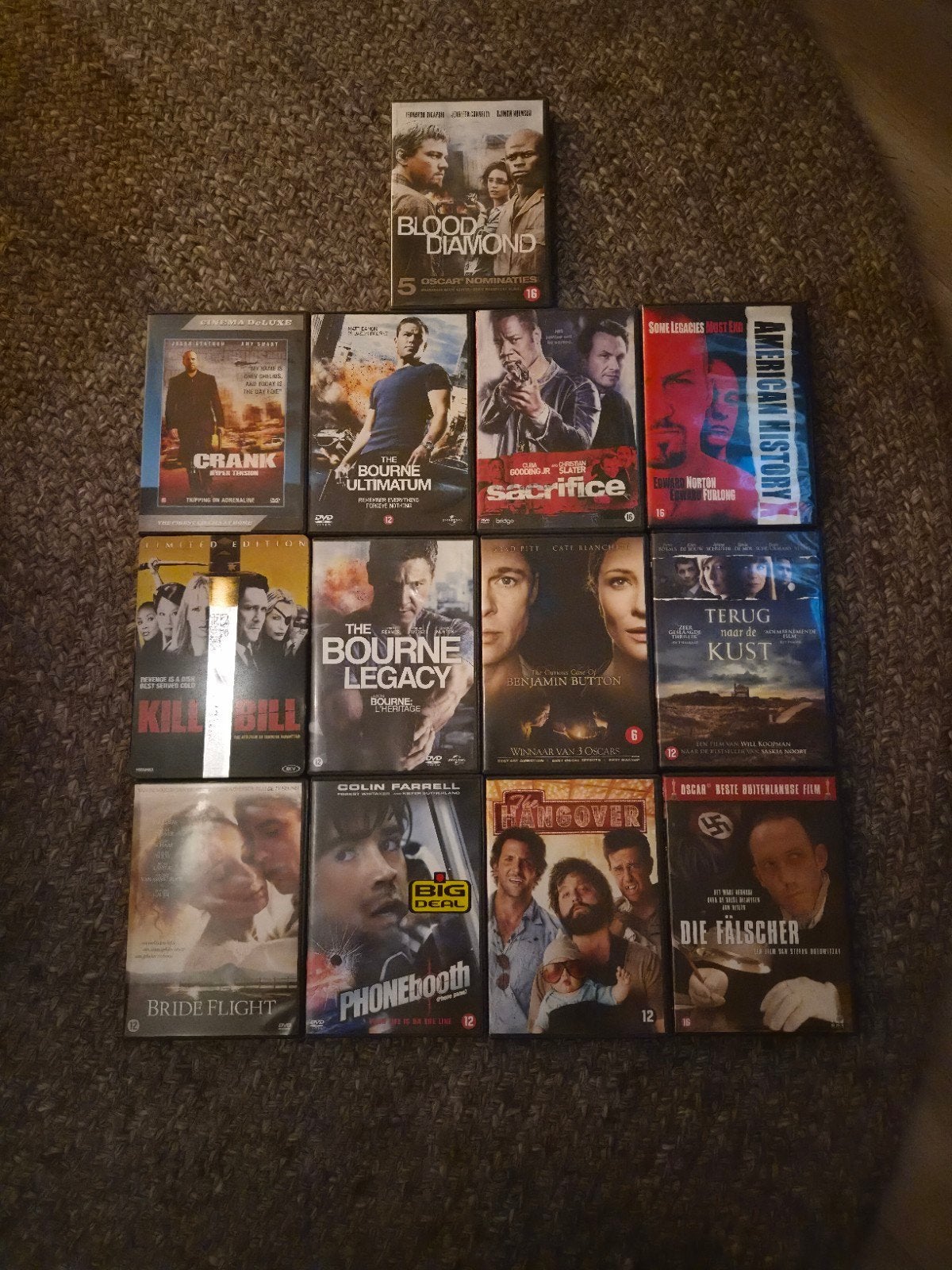 Diverse DVD Films - Actie, Drama, Thriller Collectie, Vanaf 16 jaar, Nederlands, Ophalen of Verzenden, Inclusief doosje