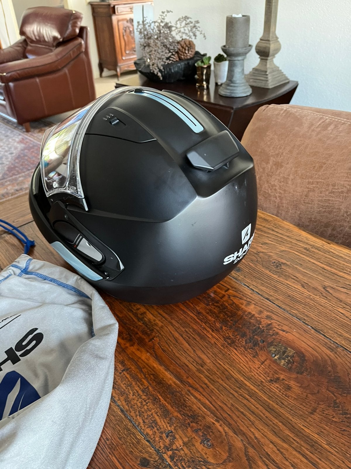 Shark motorhelm zgan hoedmaat 59, Ophalen, Tweedehands, Integraalhelm, Shark
