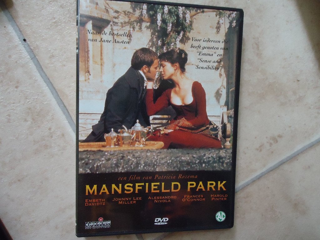 Jane Austen boekverfilming - Mansfield park, Cd's en Dvd's, Nederlands, Ophalen of Verzenden, Gebruikt, Engels