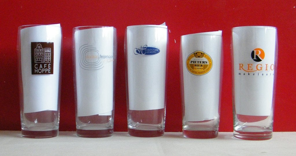 Amstel Bier Glazen -20-, Verzamelen, Biermerken, Ophalen, Zo goed als nieuw, Glas of Glazen, Amstel