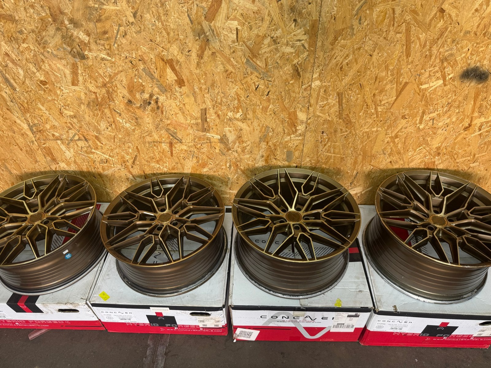 Concaver CVR6 19 inch 5x112 Breedset Velgen brons, Auto-onderdelen, Ophalen, Gebruikt, 19 inch, Velg(en)