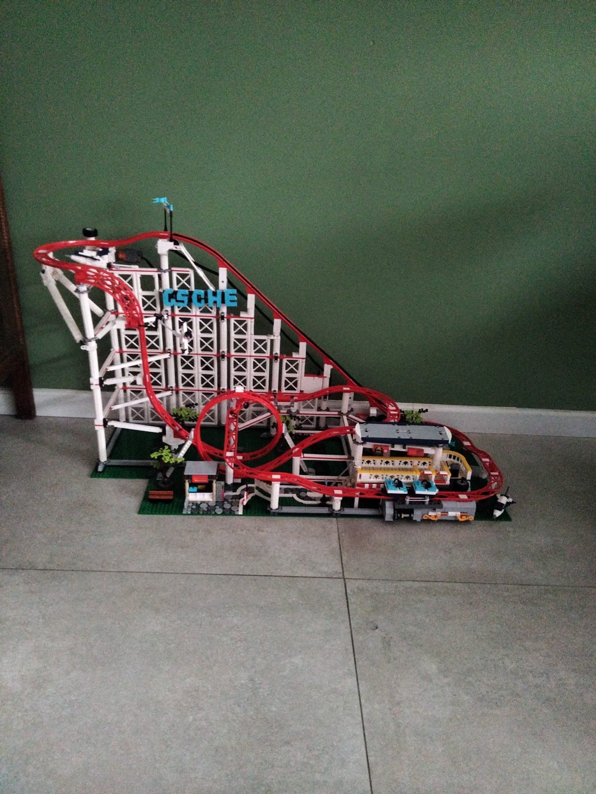 Build King Kingland 11014 Achtbaan (Lego compatibel), Ophalen of Verzenden, Zo goed als nieuw, Overige merken