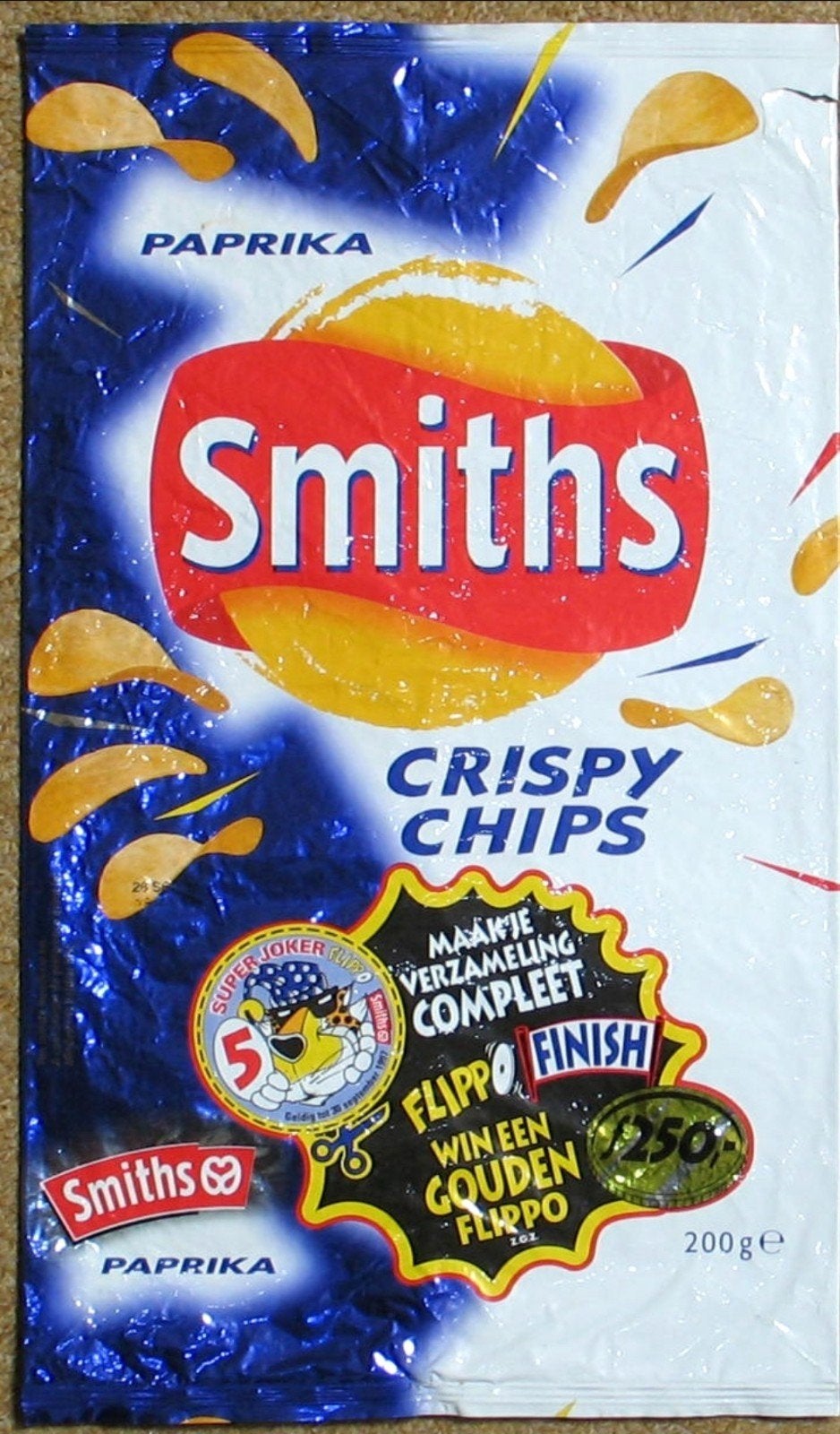 Gezocht! Lege Zakken Smiths Chips Flippo's, Ophalen of Verzenden