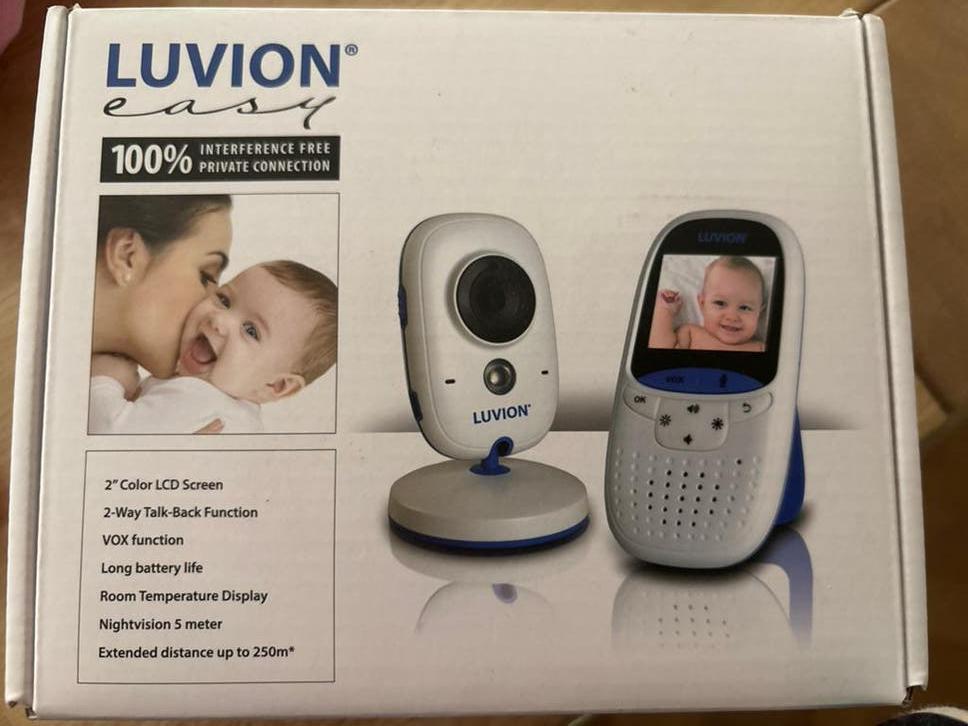 Nieuwe Luvion Easy Babyfoon met Camera en Geluid, Ophalen of Verzenden, Nieuw, 250 meter of meer, Camera