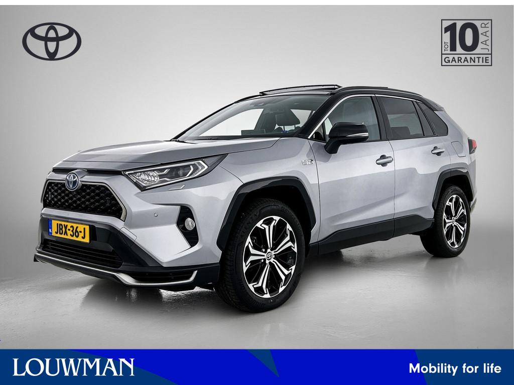 Toyota RAV4 2.5 Plug-in Hybrid AWD Bi-Tone Plus | Panoramada, Auto's, Toyota, Automaat, 12 maanden, Gebruikt, 4 cilinders