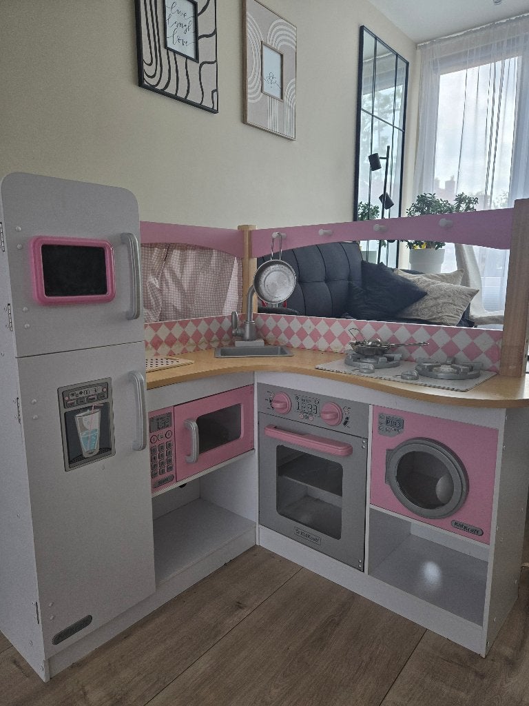 Speelhoekkeuken KidKraft, Kinderen en Baby's, Speelgoed | Speelkeukens, Ophalen of Verzenden, Zo goed als nieuw, Hout, Speelkeuken-accessoire