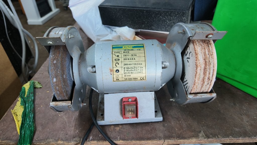 Kinzo SE416 dubbele tafelslijpmachine 200W, Ophalen, Gebruikt, Kinzo, Kinzo