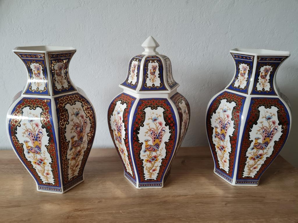 B&G kast-stel vazen uit Italië, Antiek en Kunst, Ophalen