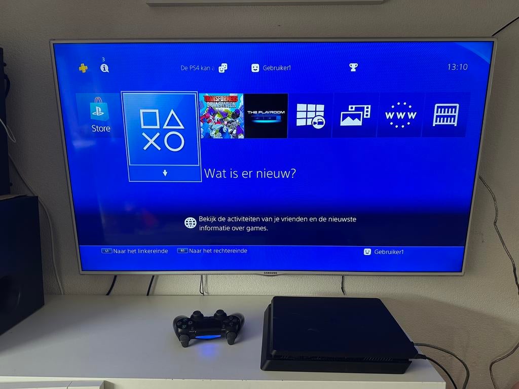 Playstation 4 1TB, Ophalen of Verzenden, Zo goed als nieuw, 1 TB, Met 1 controller