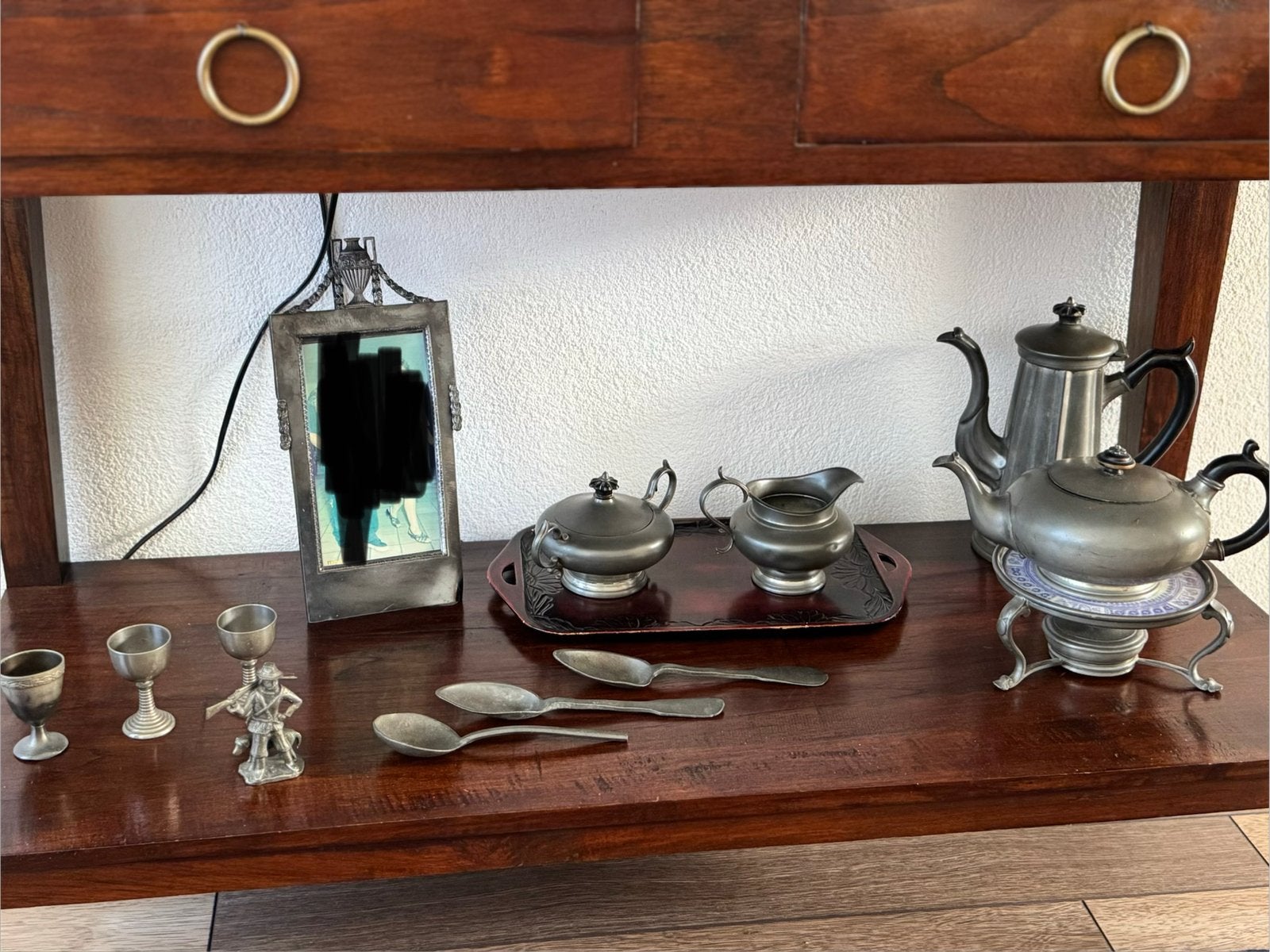 Tinnen set, Ophalen of Verzenden