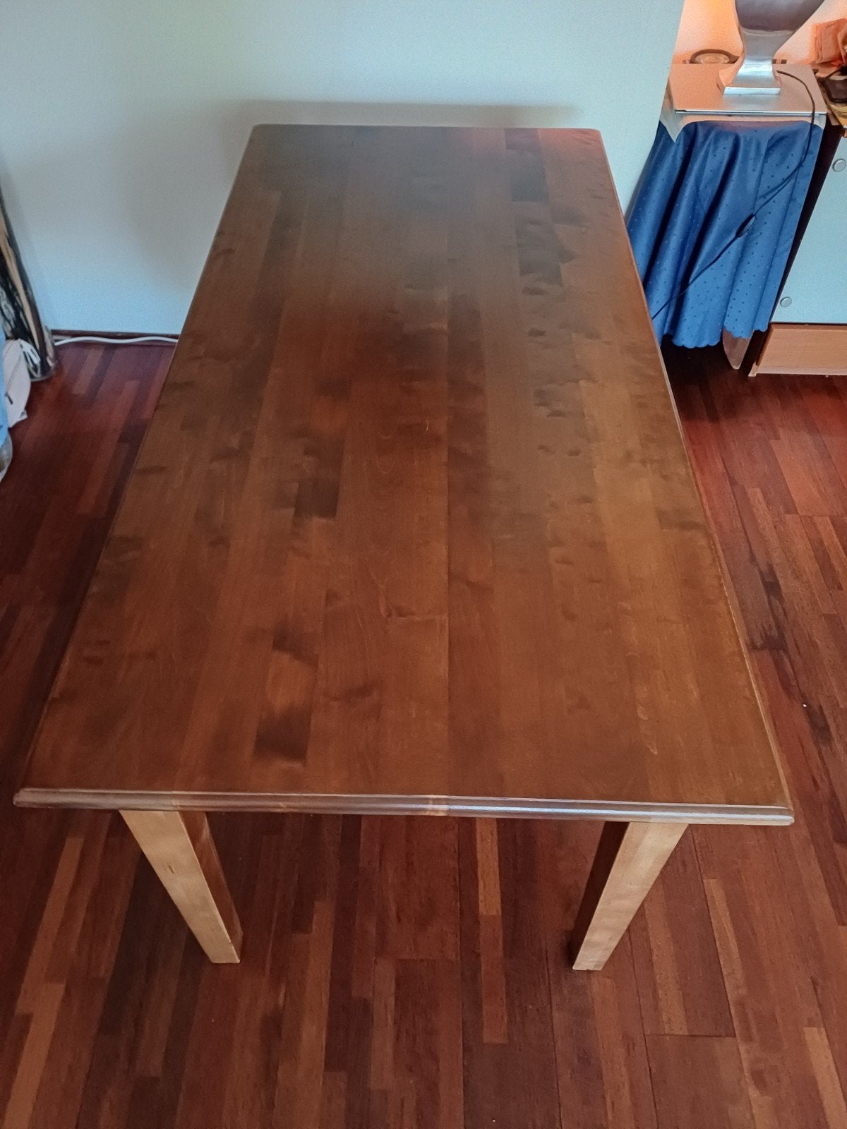 Eettafel kersenhout met bijpqssende dressoir, Ophalen, 50 tot 100 cm, Zo goed als nieuw, Vijf personen of meer