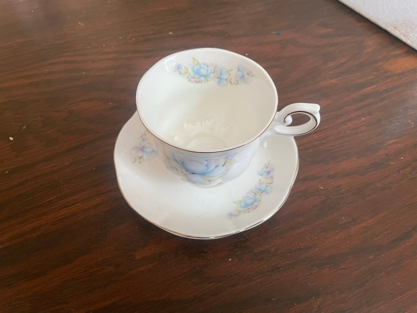 Royal Canterbury Fine Bone China Kop en Schotel Blue Satsuma, Ophalen of Verzenden