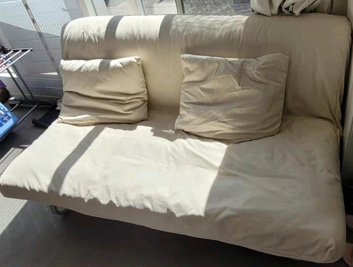Ikea slaapbank, Ophalen, Gebruikt, Tweepersoons, 160 cm