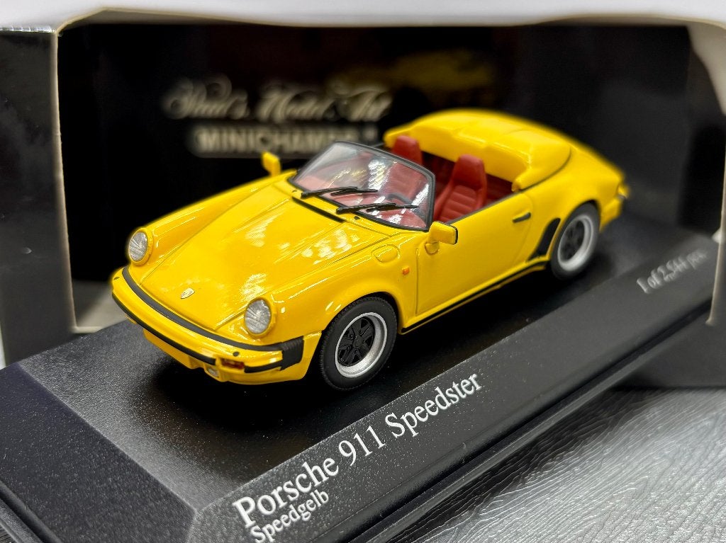 1:43 Porsche 911 speedster 1988 - MINICHAMPS, Hobby en Vrije tijd, Ophalen of Verzenden, Zo goed als nieuw, Auto, MiniChamps