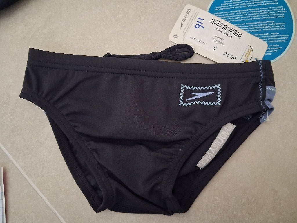 Nieuw! Donkerblauwe zwembroek Speedo maat 116, Ophalen of Verzenden, Speedo, Jongen, Nieuw