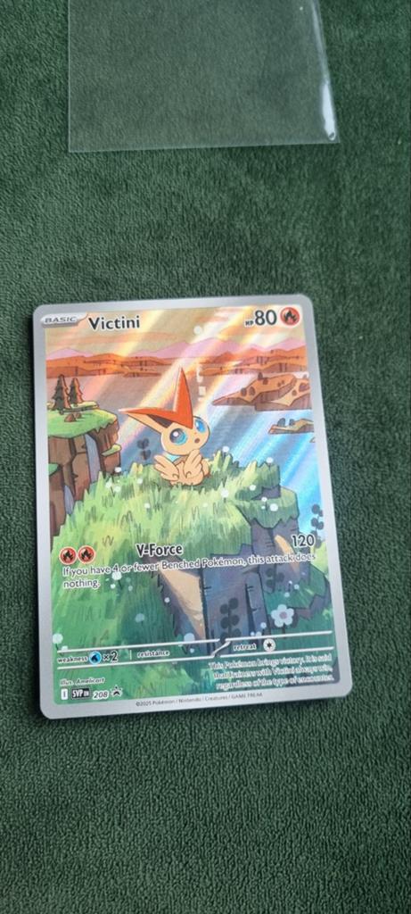 Pokémon Victini promo full art, Hobby en Vrije tijd, Verzamelkaartspellen | Pokémon, Ophalen of Verzenden, Nieuw, Losse kaart