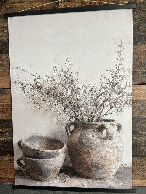 Landelijke tuinposters, shabby linnen, 6 aug. Trotsmarkt, Nieuw, Ophalen of Verzenden, Nvt, Nvt