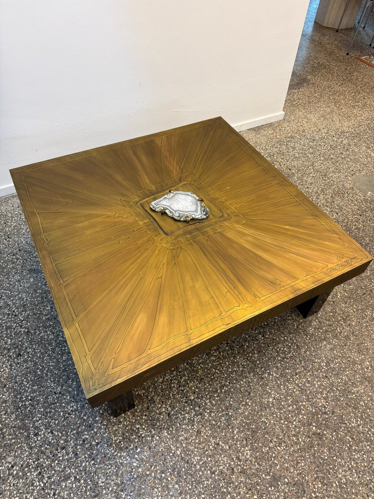 Tafel Design Felix deboussy MET LEVERING, Ophalen, 100 tot 150 cm, Vierkant, Zo goed als nieuw