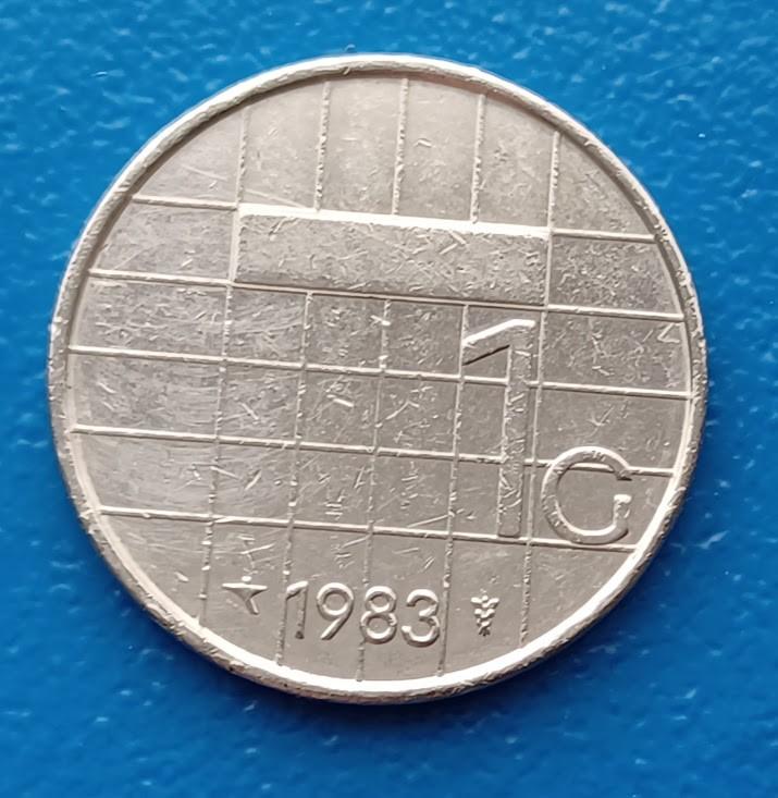 1 Gulden 1983 - Beatrix, Postzegels en Munten, Munten | Nederland, Losse munt, 1 gulden, Koningin Beatrix, Verzenden