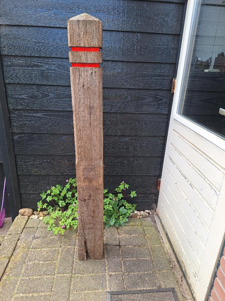 Houten palen en balken, per stuk, Ophalen, Gebruikt, Palen, Hardhout