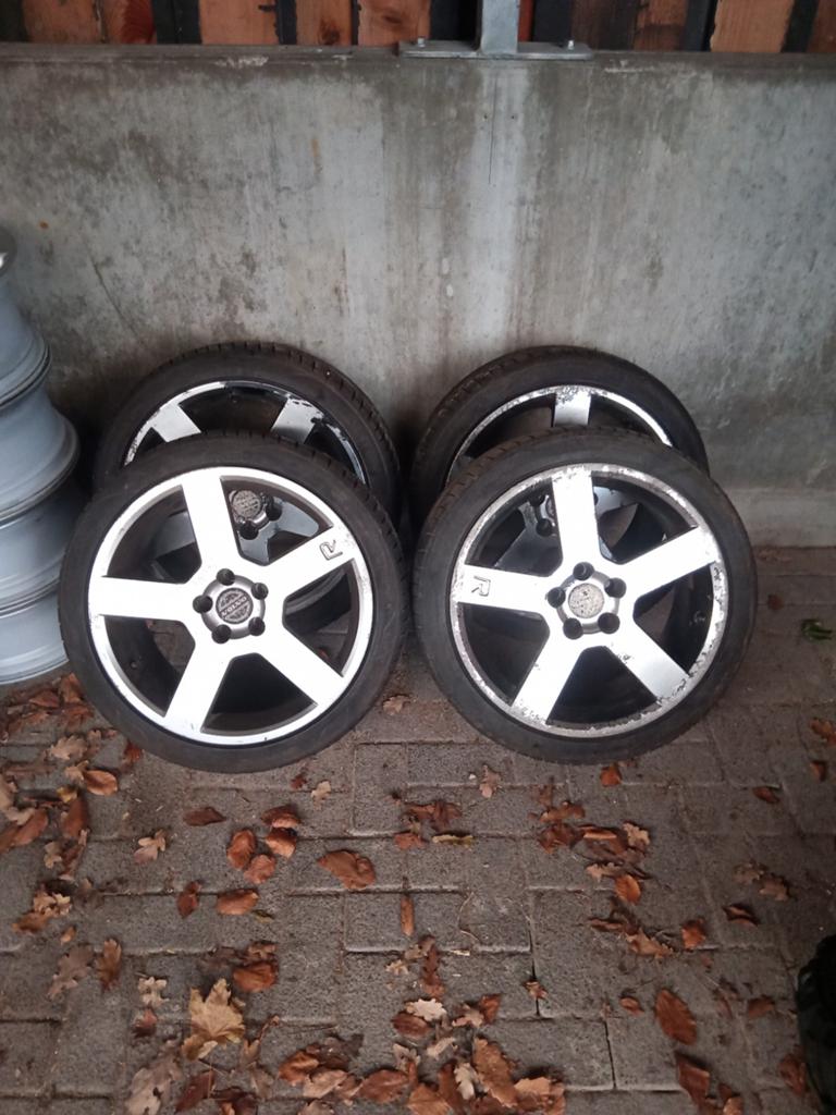 Volvo v70 banden met velgen, Ophalen, Gebruikt