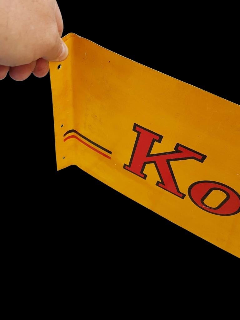 Origineel Kodak USA reclamebord, USA tin sign, tinplate., Reclamebord, Gebruikt, ., Ophalen of Verzenden