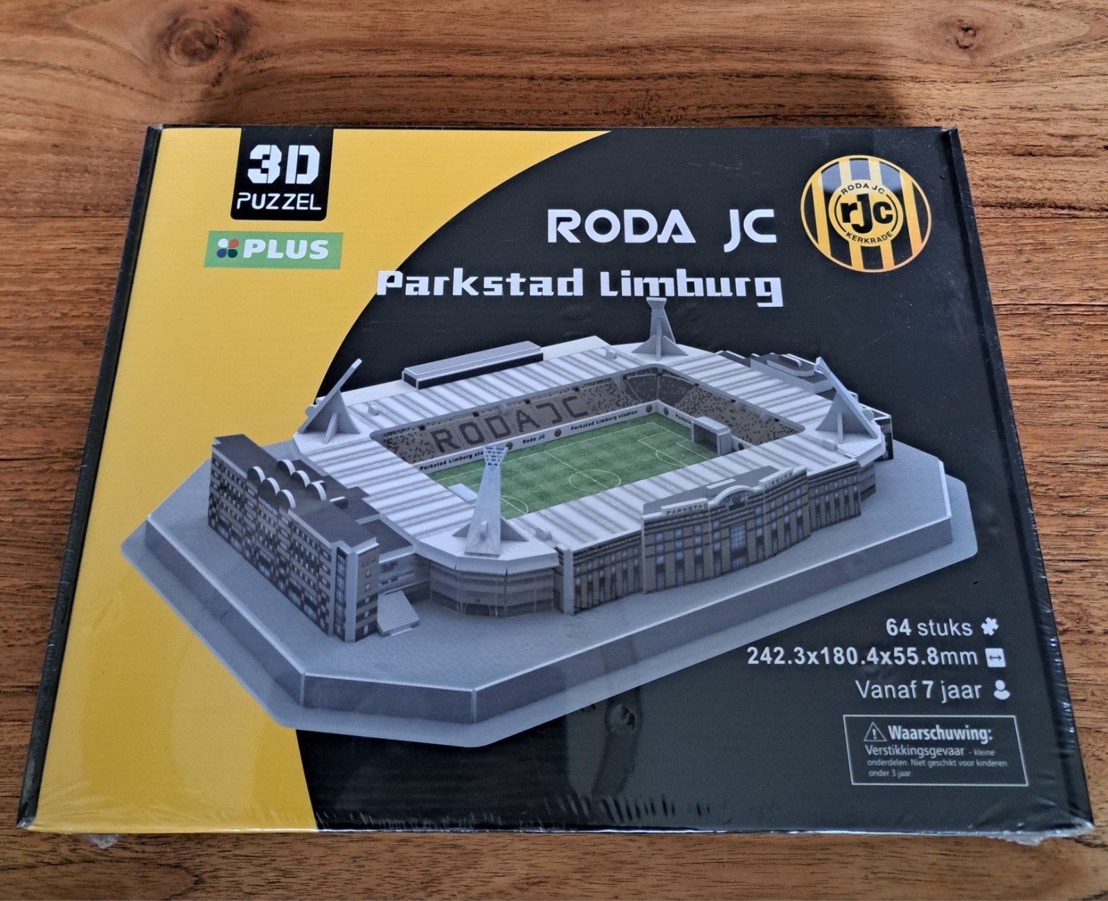 Roda JC 3D Puzzel Parkstad Limburg Stadion Plus (Gesealed), Ophalen of Verzenden, Nieuw, Roda JC, Spel