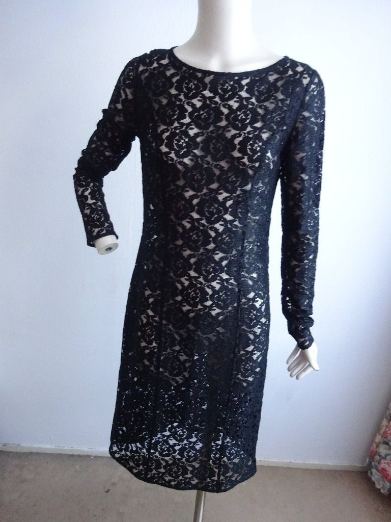 La Dress jurk mt M, Maat 38/40 (M), Verzenden, Zwart, La Dress