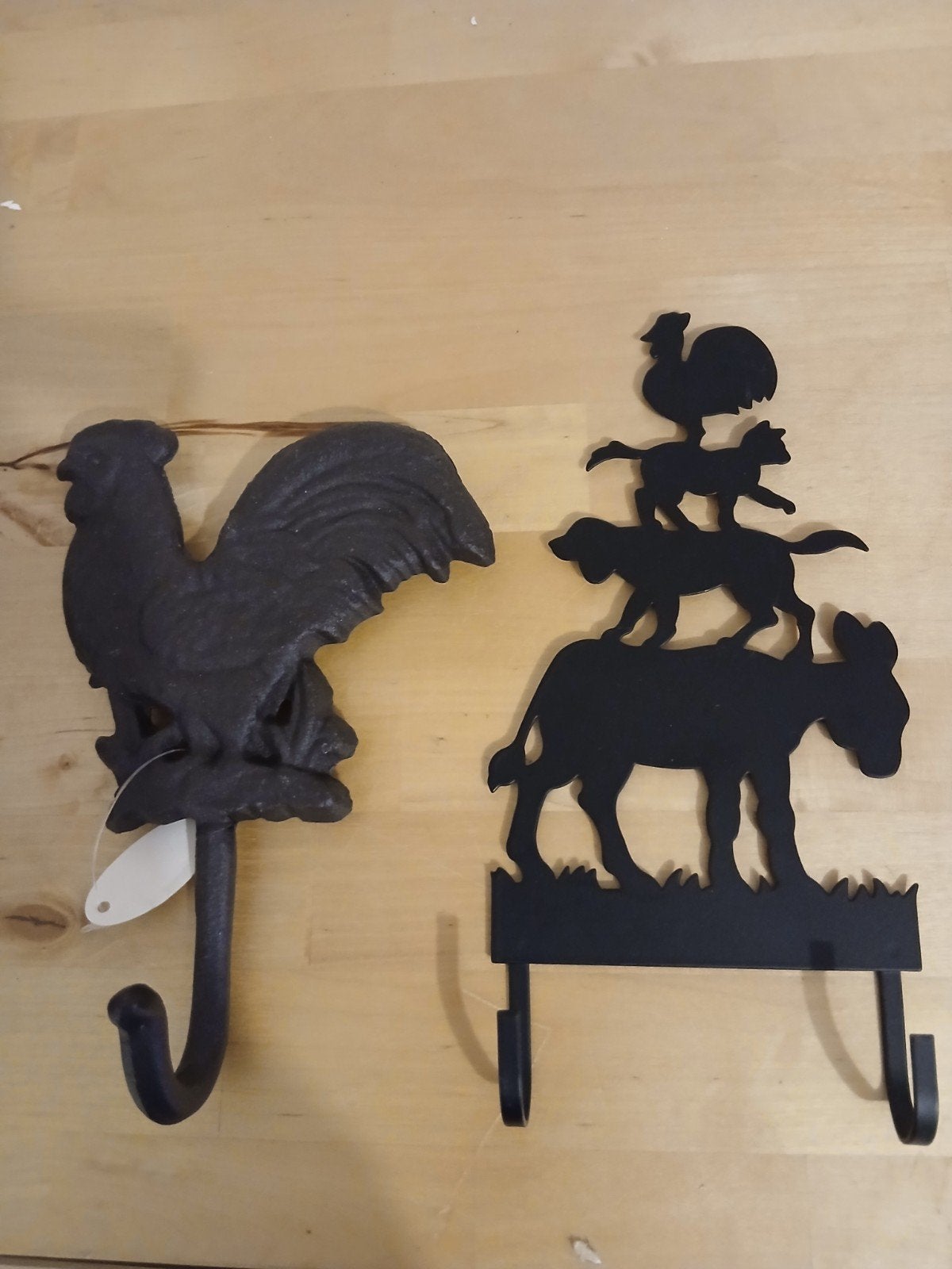 Metalen kledinghaken - haan en Bremer stadsmuzikanten, Ophalen