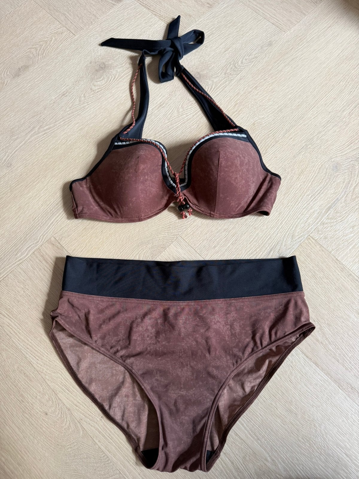 Marlies Dekkers Bikini 80C & M, Ophalen of Verzenden, Zo goed als nieuw, Bruin, Bikini