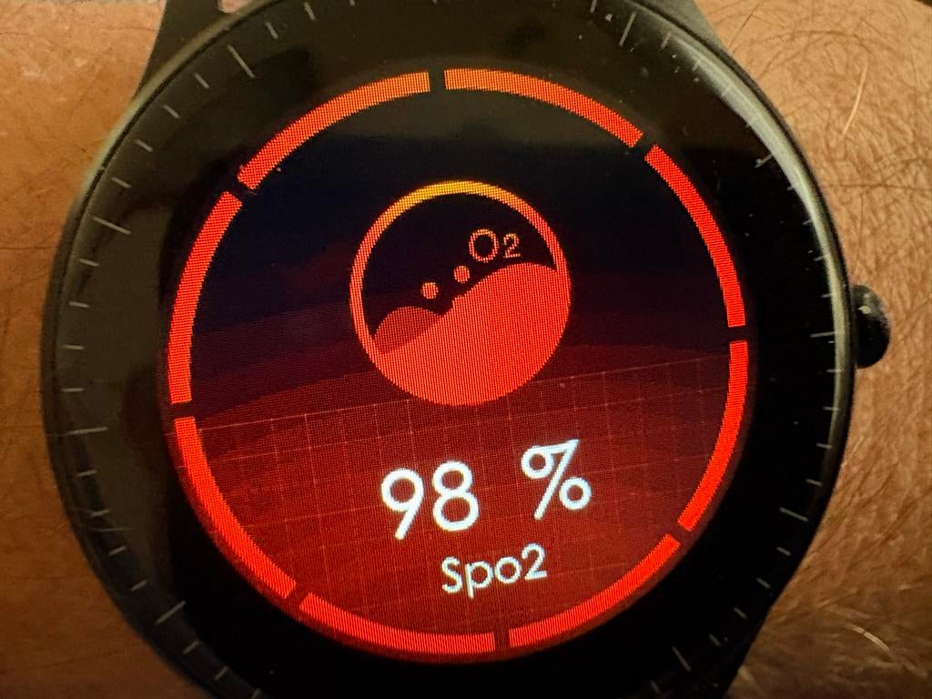 Smartwatch met lange batterijduur, Ophalen, Hartslag, Zwart, Zo goed als nieuw