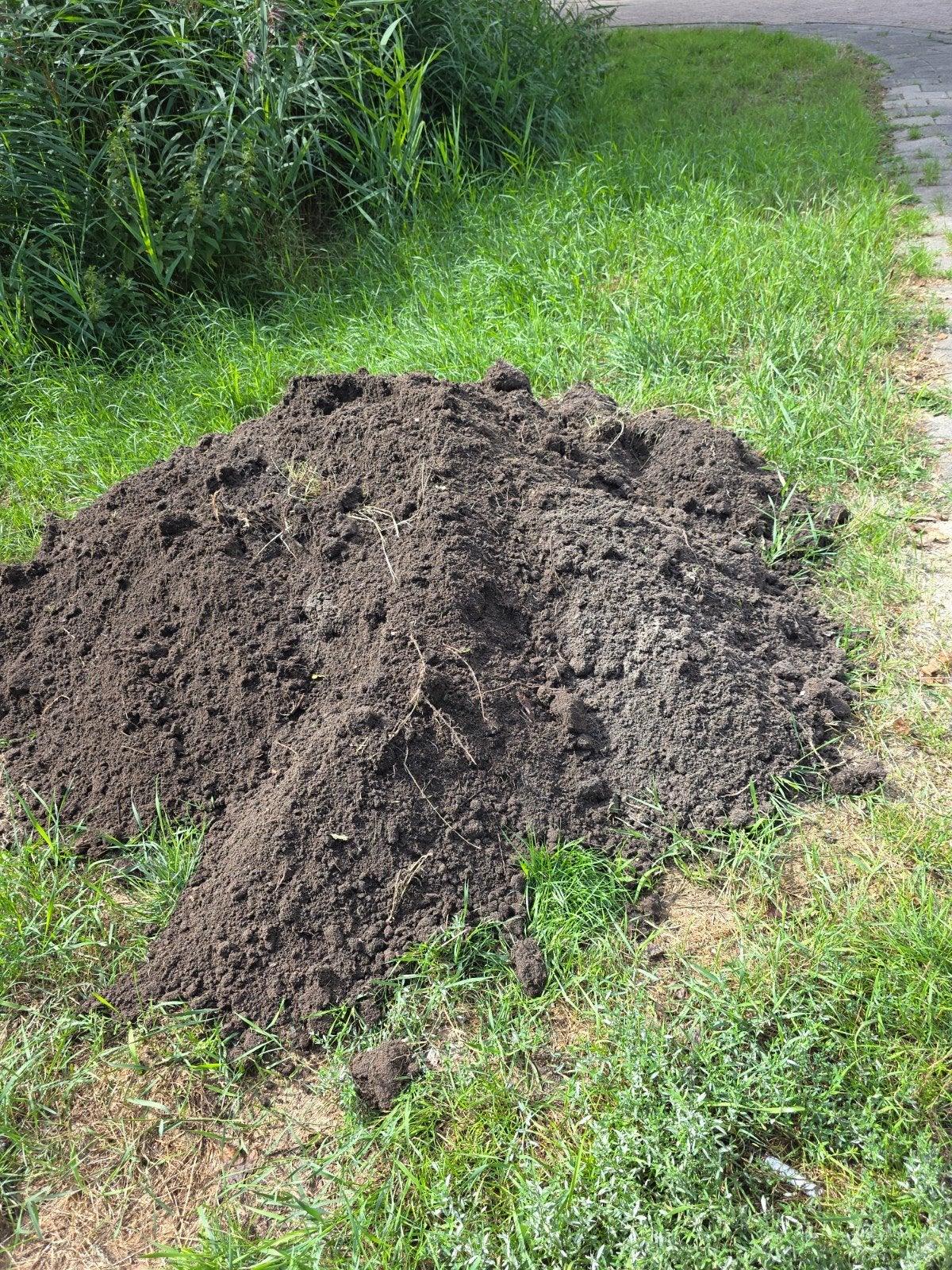 losse aarde voor tuin, Ophalen, Tuinaarde