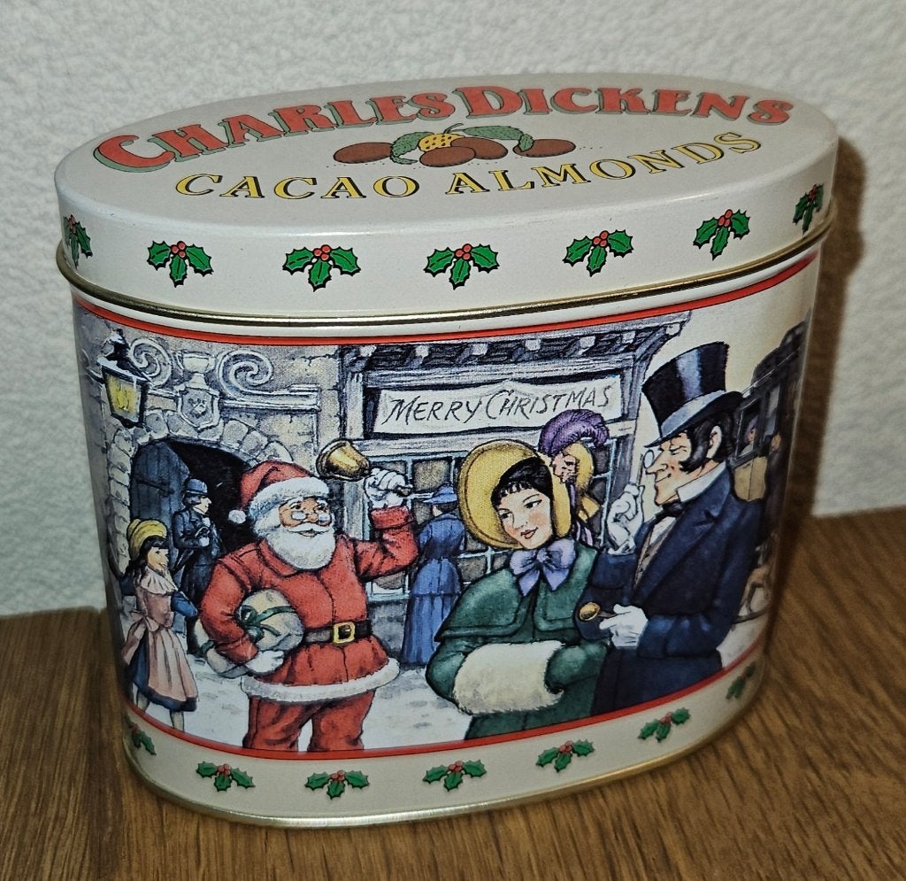 Charles Dickens Kerst, brocante vintage blik, volkomen gaaf!, Verzamelen, Ophalen of Verzenden, Nieuw, Koek(jes), Overige merken