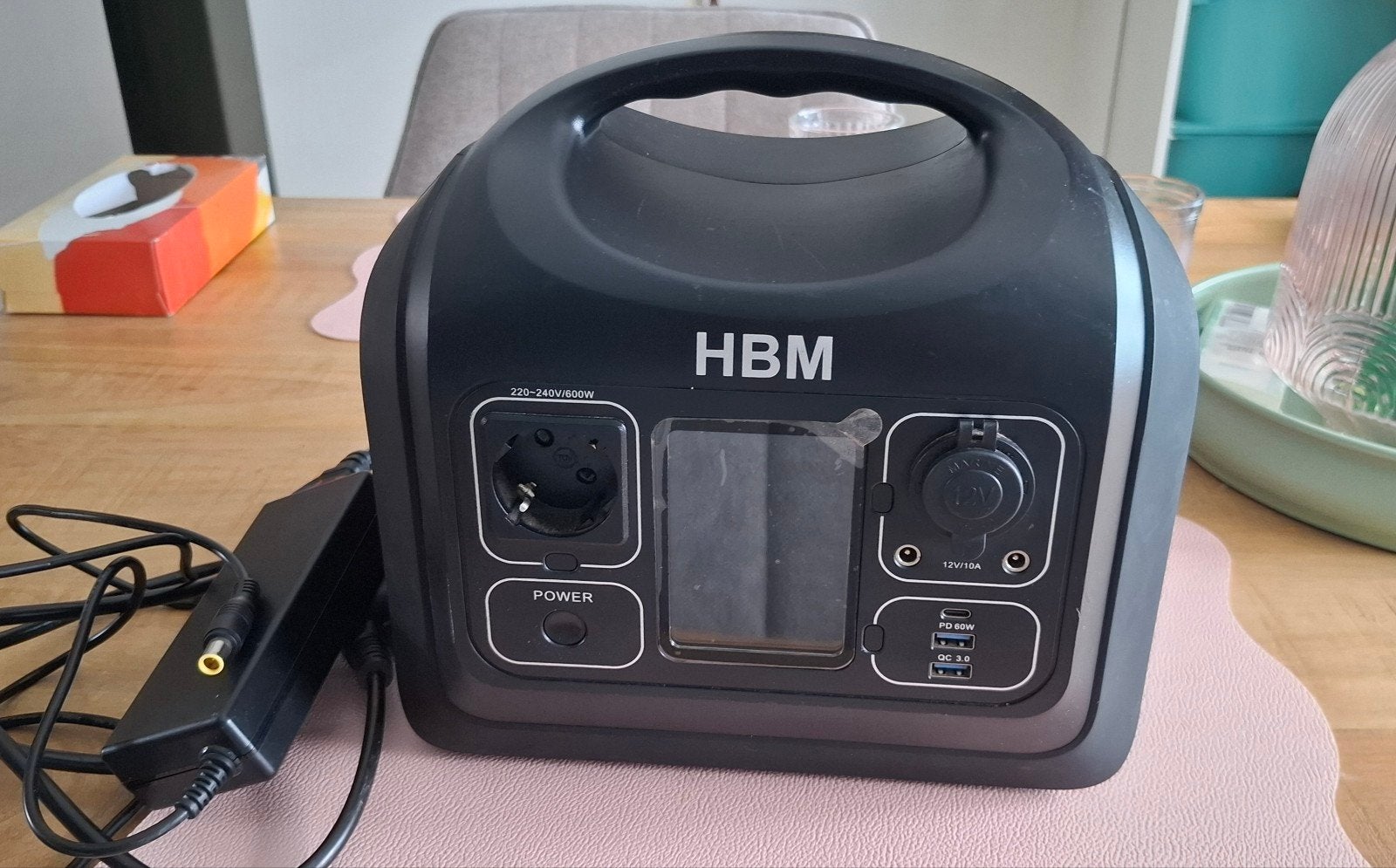 HBM Mobiele Powerstation 600Watt, Ophalen, Zo goed als nieuw, Overige typen