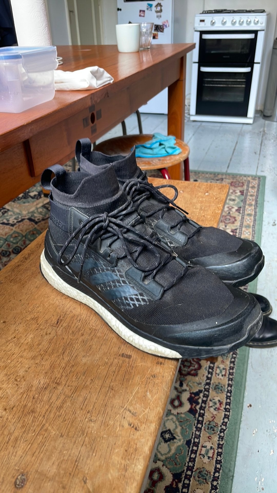 Adidas Terrex Free Hiker primeblue 45, Ophalen of Verzenden, Gedragen, Zwart